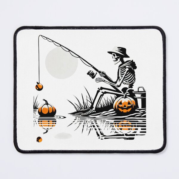 Item preview, Pumpkin Fishing Zombie designed and sold by Blink Art Studio.