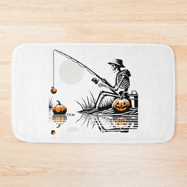 Item preview, Pumpkin Fishing Zombie designed and sold by Blink Art Studio.