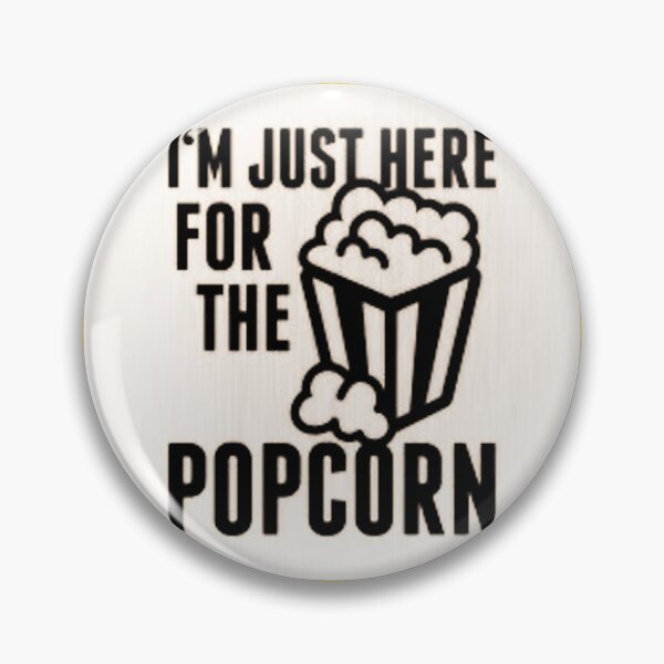 Item preview, Just Here for the Popcorn - Popcorn Meme - Perfect for Movie Lovers and Snack Enthusiasts designed and sold by Earth Nature Creations.