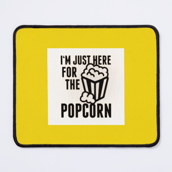 Item preview, Just Here for the Popcorn - Popcorn Meme - Perfect for Movie Lovers and Snack Enthusiasts designed and sold by Earth Nature Creations.