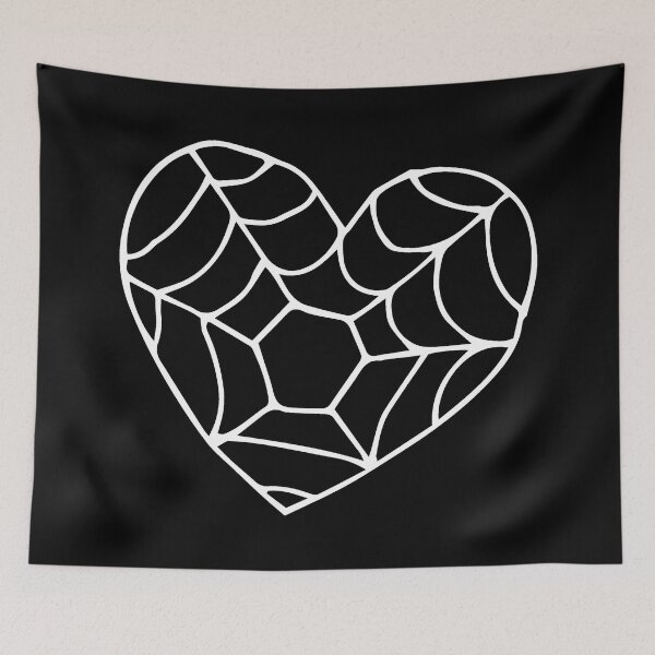Item preview, halloween heart spiderweb cobweb cute  designed and sold by Gossip Rag.