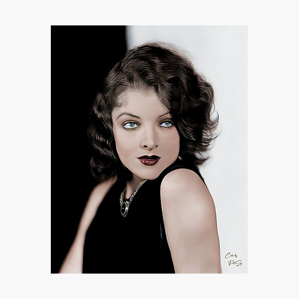 Item preview, Myrna Loy 1920s designed and sold by PatSeg Photos.