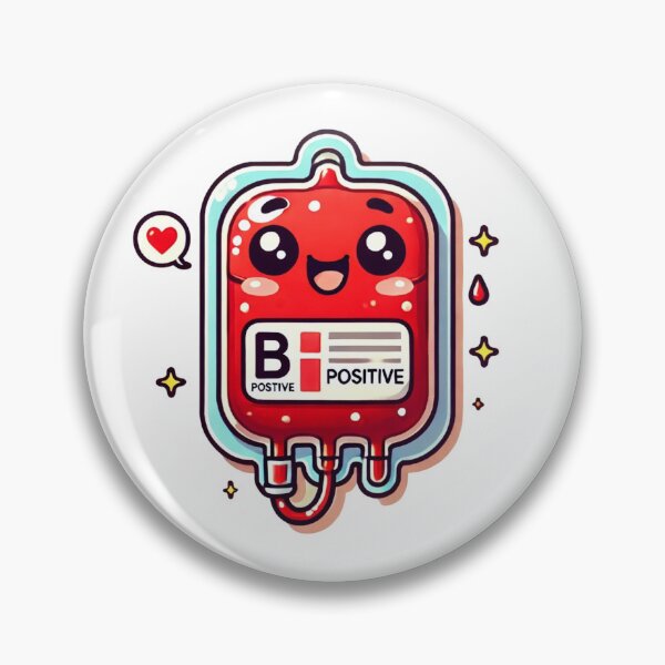 Item preview, B Positive! designed and sold by Panicked Pixie.