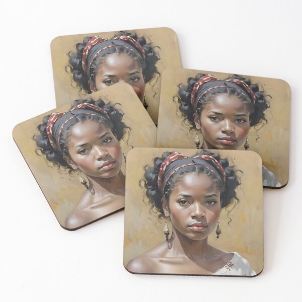Item preview, African Woman Portrait K designed and sold by Oldetimemercan.