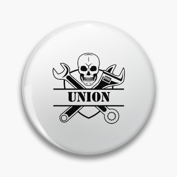 Item preview, UNION BLUE COLLAR SKULL WRENCH TOOLS CROSS designed and sold by RossDillon.