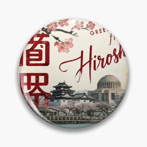 Item preview, Greetings from Hiroshima Japan Postcard Vintage Retro Travel Vintage designed and sold by TravelPostcardGems.