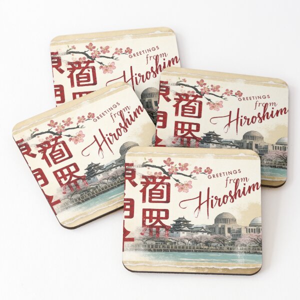 Item preview, Greetings from Hiroshima Japan Postcard Vintage Retro Travel Vintage designed and sold by TravelPostcardGems.