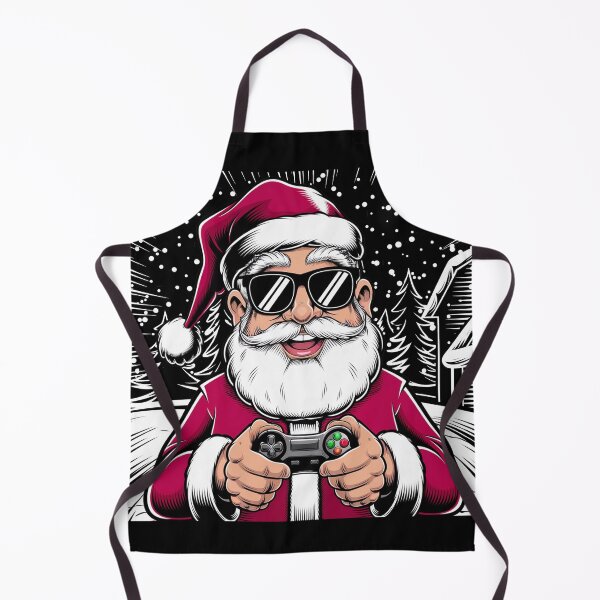 Item preview, Cool Gamer Santa Claus Christmas Video Game Graphic designed and sold by ShopZen ⭐⭐⭐⭐⭐.