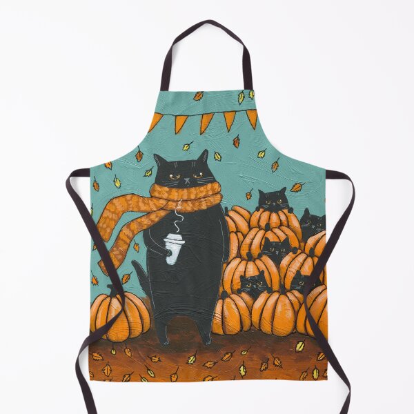 Item preview, Picking Out The Pumpkins designed and sold by KilkennyCat Art.