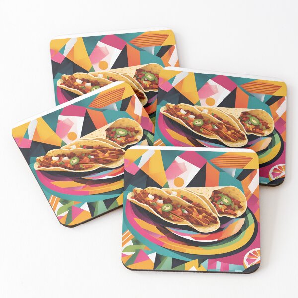 Item preview, Minimalist Tacos al Pastor designed and sold by Illuminatriz.