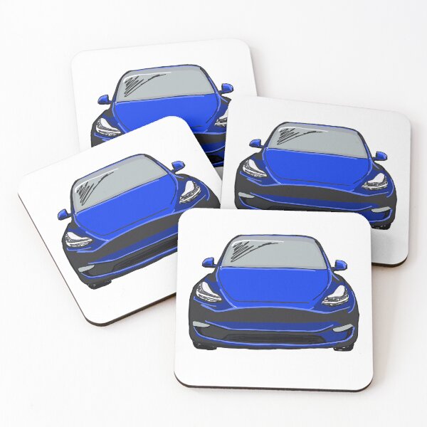 Item preview, Blue Electric SUV Vehicle Drawing Sketch designed and sold by laughingwillows.