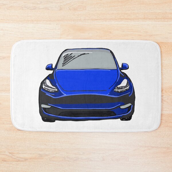 Item preview, Blue Electric SUV Vehicle Drawing Sketch designed and sold by laughingwillows.