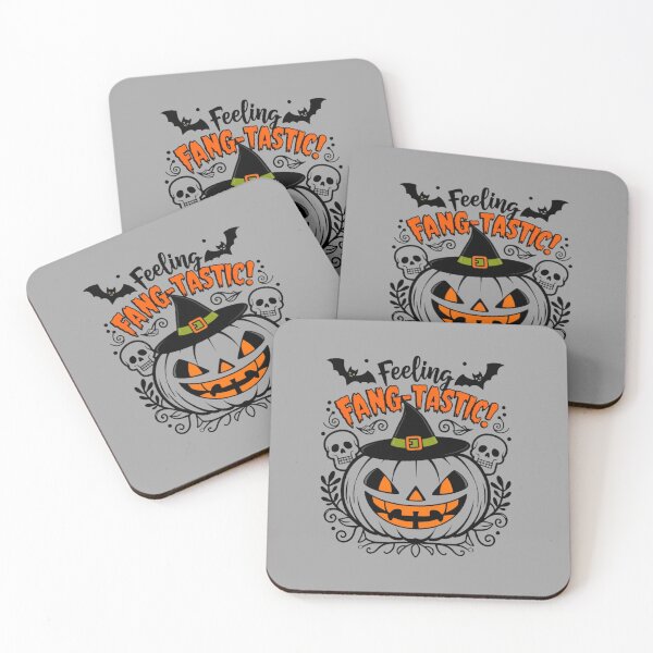 Item preview, Feeling Fang-tastic - Funny Halloween, Pumpkins and Skulls - Witchy Vibes Black designed and sold by Skulls & Calaveras.