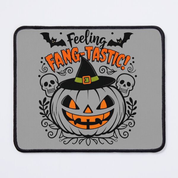 Item preview, Feeling Fang-tastic - Funny Halloween, Pumpkins and Skulls - Witchy Vibes Black designed and sold by Skulls & Calaveras.