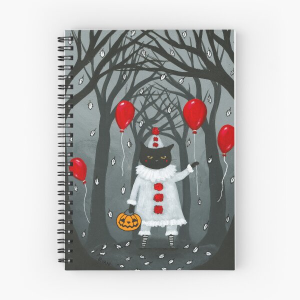 Item preview, Clown Cat In Spooky Woods designed and sold by KilkennyCat Art.