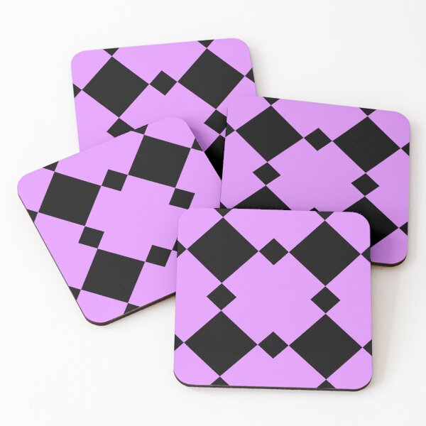 Aperçu de l'œuvre Motif de diamant simple noir et violet créée et vendue par Jessica Erin.