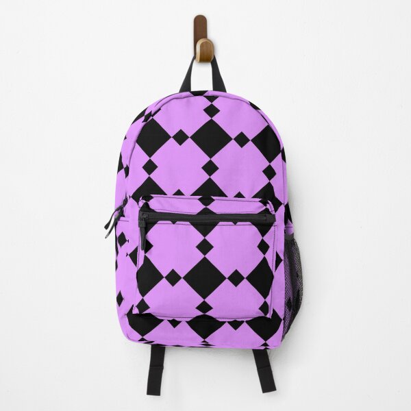 Item preview, Simple Diamond Pattern Black and Purple designed and sold by Jessica Erin.