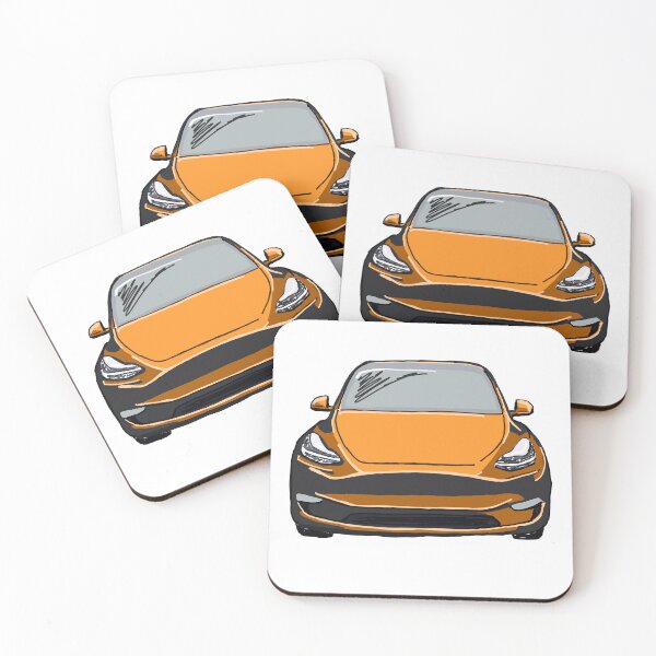 Item preview, Orange Electric SUV Vehicle Drawing Sketch designed and sold by laughingwillows.