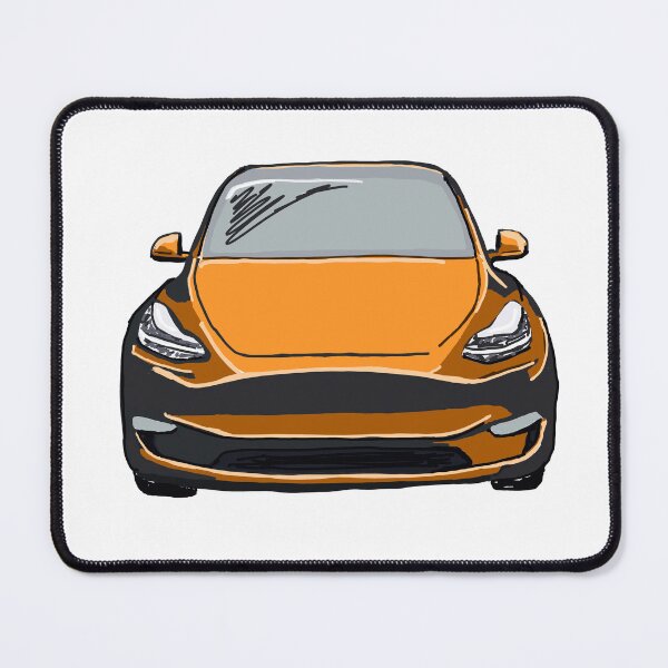 Item preview, Orange Electric SUV Vehicle Drawing Sketch designed and sold by laughingwillows.