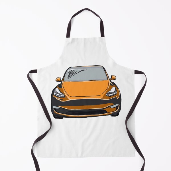 Item preview, Orange Electric SUV Vehicle Drawing Sketch designed and sold by laughingwillows.
