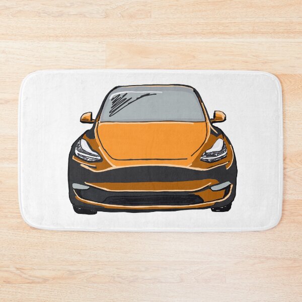 Item preview, Orange Electric SUV Vehicle Drawing Sketch designed and sold by laughingwillows.
