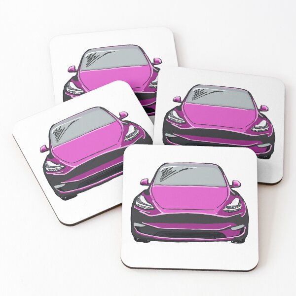 Item preview, Pink Electric SUV Vehicle Drawing Sketch designed and sold by laughingwillows.