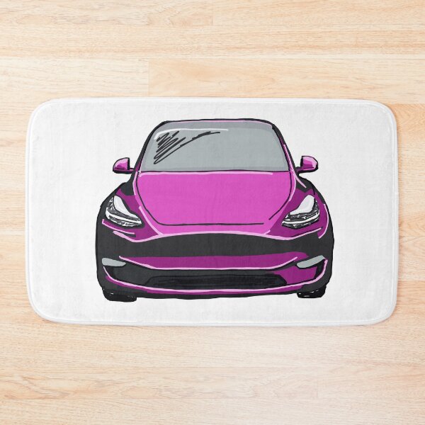 Item preview, Pink Electric SUV Vehicle Drawing Sketch designed and sold by laughingwillows.