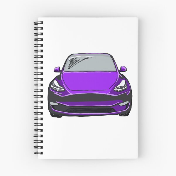 Item preview, Purple Electric SUV Vehicle Drawing Sketch designed and sold by laughingwillows.