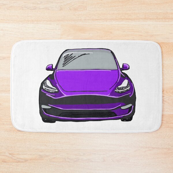 Item preview, Purple Electric SUV Vehicle Drawing Sketch designed and sold by laughingwillows.