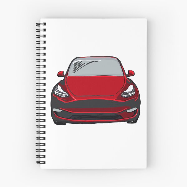 Item preview, Red Electric SUV Vehicle Drawing Sketch designed and sold by laughingwillows.