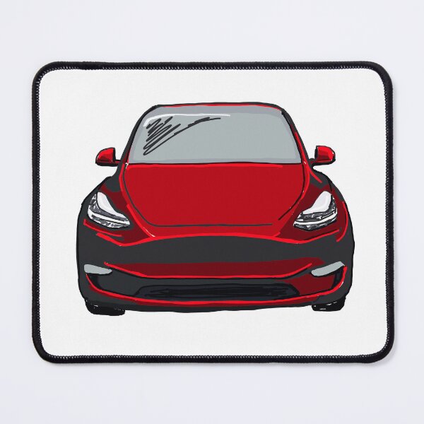 Item preview, Red Electric SUV Vehicle Drawing Sketch designed and sold by laughingwillows.