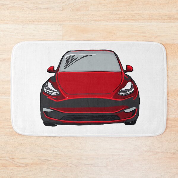 Item preview, Red Electric SUV Vehicle Drawing Sketch designed and sold by laughingwillows.