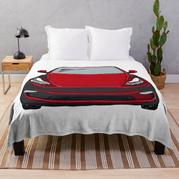 Item preview, Red Electric SUV Vehicle Drawing Sketch designed and sold by laughingwillows.