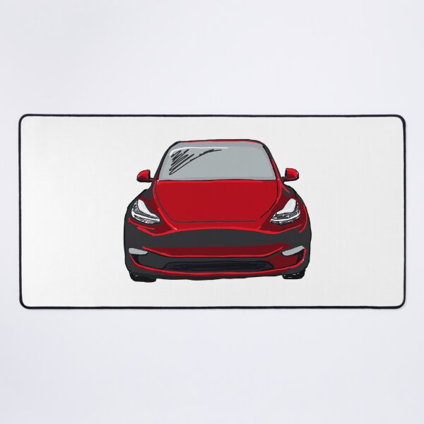 Item preview, Red Electric SUV Vehicle Drawing Sketch designed and sold by laughingwillows.