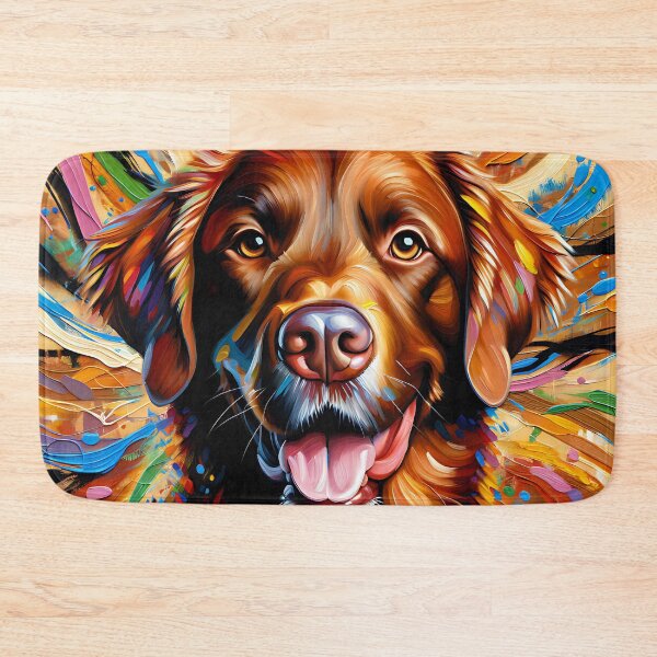 Item preview, Chesapeake Bay Retriever Dog Portrait Acrylic Art Print Pet Portrait Gifts for Dog Lovers designed and sold by Puppy Puzzles Plus.
