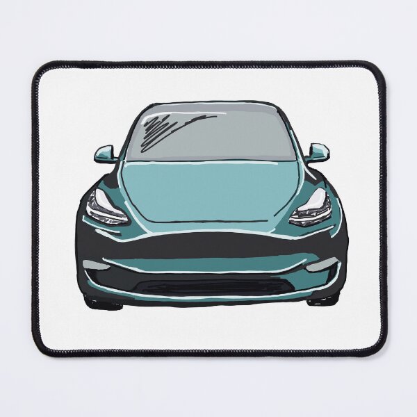 Item preview, Teal Electric SUV Vehicle Drawing Sketch designed and sold by laughingwillows.