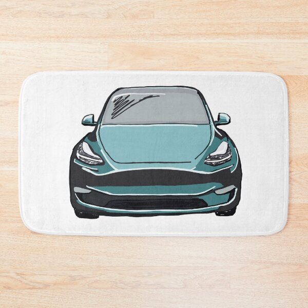 Item preview, Teal Electric SUV Vehicle Drawing Sketch designed and sold by laughingwillows.