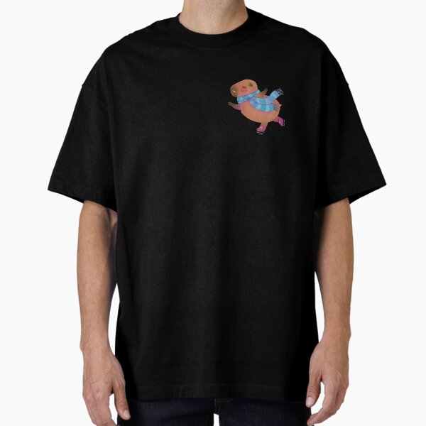 Item preview, Capy ice skating  designed and sold by Leyawa.