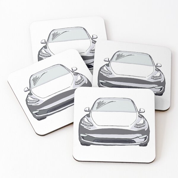 Item preview, White Electric SUV Vehicle Drawing Sketch designed and sold by laughingwillows.