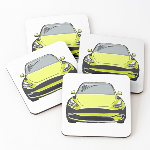 Item preview, Yellow Electric SUV Vehicle Drawing Sketch designed and sold by laughingwillows.