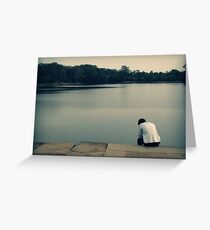 Contemplating Greeting Card