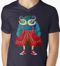My Owl Red Pants Men's V-Neck T-Shirt