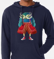 My Owl Red Pants Lightweight Hoodie