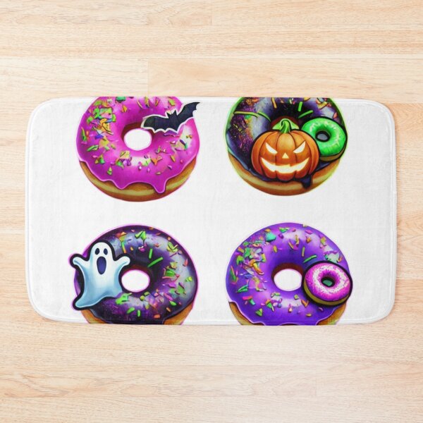Item preview, CUTE HALLOWEEN DONUTS SPOOKY GHOST STICKERS SET designed and sold by Arts4U.