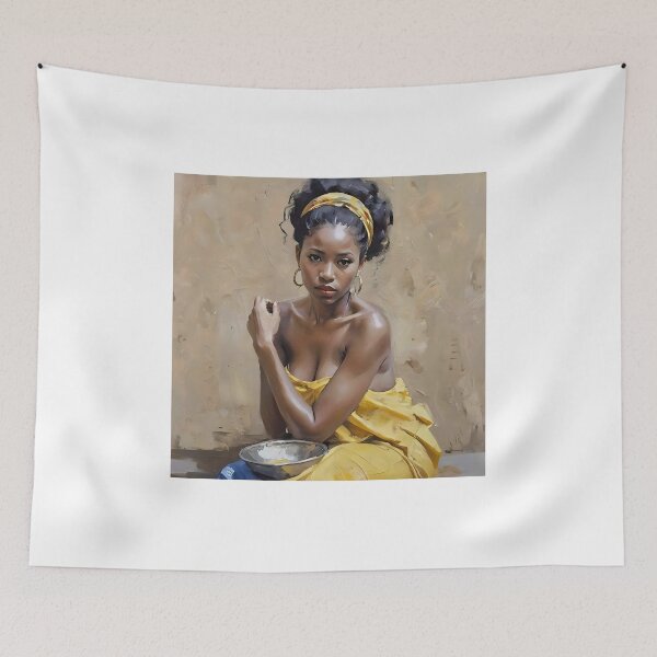 Aperçu de l'œuvre Portrait de femme africaine L créée et vendue par Oldetimemercan.