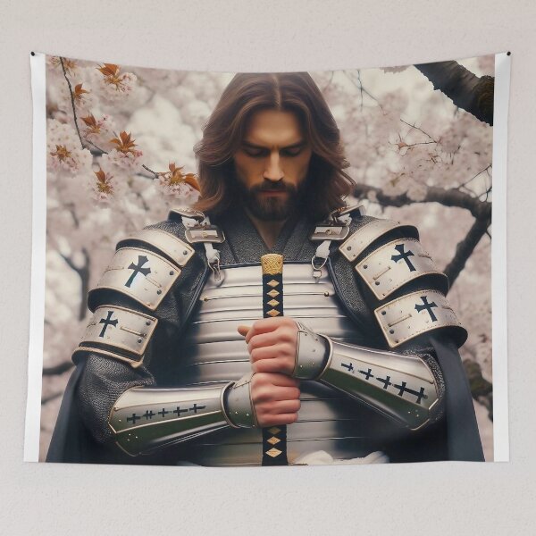 Item preview, Dual Hands on Katana, Samurai Jesus  designed and sold by jay-cack.