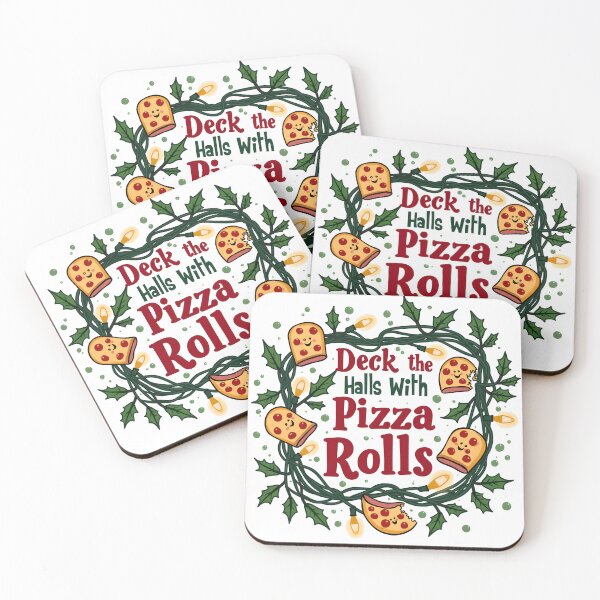 Item preview, Deck the Halls with Pizza Rolls designed and sold by  MAD's Recreation Studio.