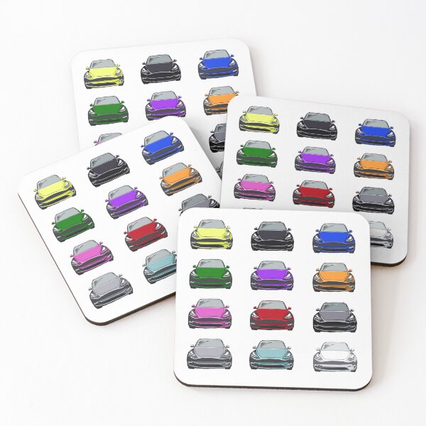 Item preview, Rainbow of colors Electric SUV Vehicle Drawing Sketch designed and sold by laughingwillows.