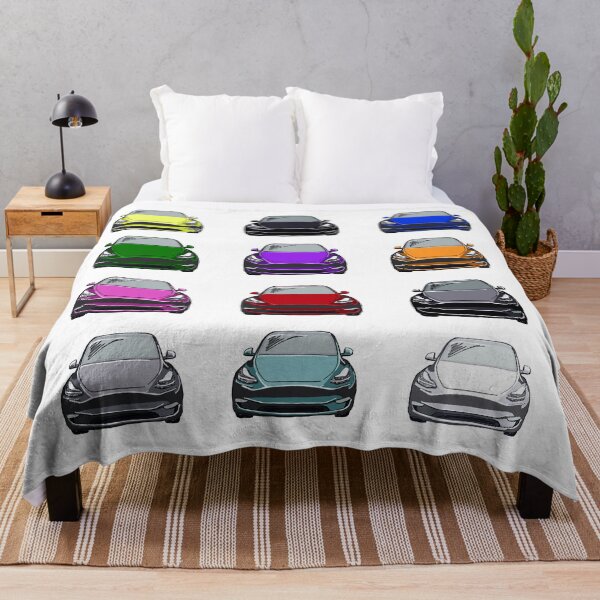 Item preview, Rainbow of colors Electric SUV Vehicle Drawing Sketch designed and sold by laughingwillows.