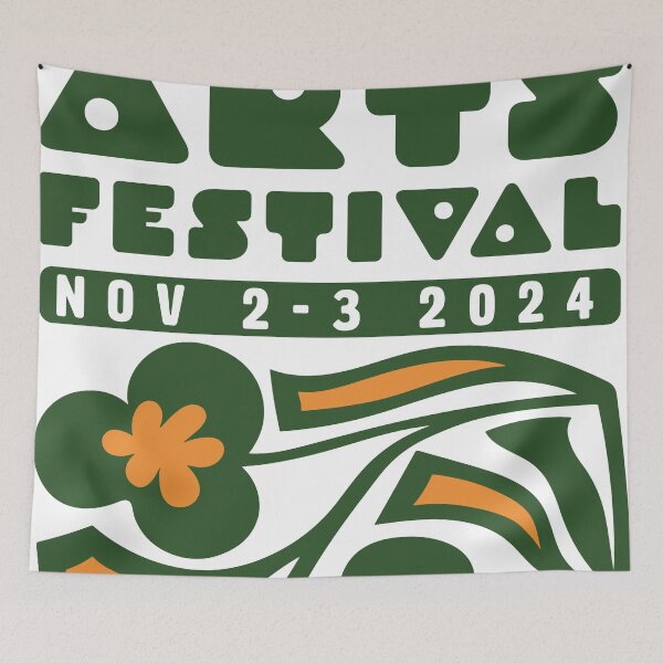 Item preview, 2024 poster design by Travis Weerts (green) designed and sold by Darlington Arts Festival.